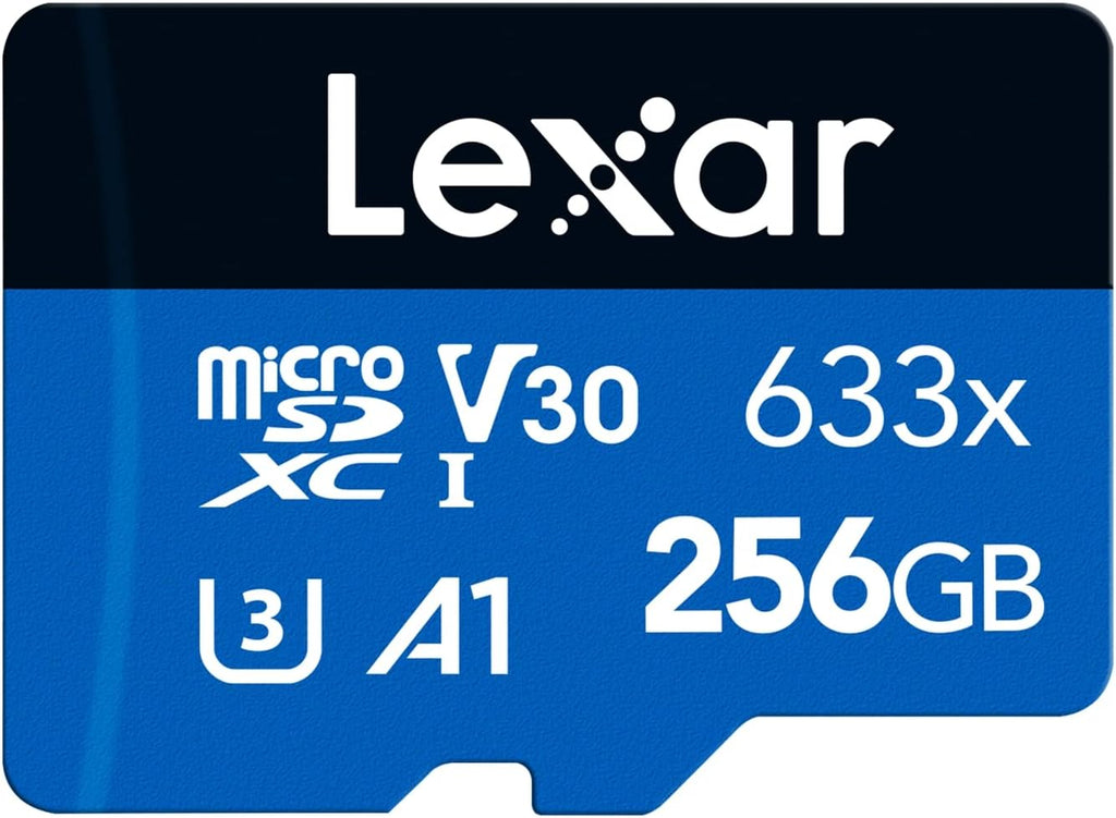 Lexar High-Performance 633x 256GB microSDHC/microSDXC UHS-I SDMI Card