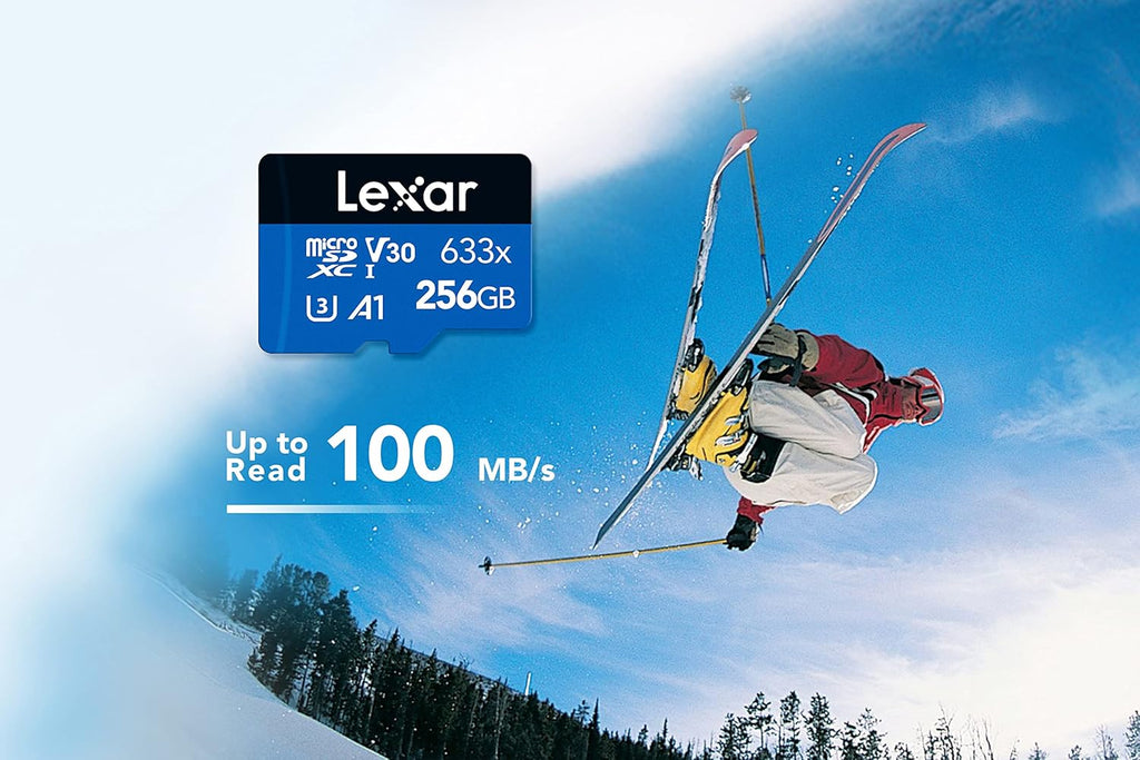Lexar High-Performance 633x 256GB microSDHC/microSDXC UHS-I SDMI Card