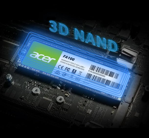 Acer FA100-512GB M.2 NVMe PCIe Gen 3*4 Read speed 3300MB/ sWrite Speed 2200MB/s BL.9BWWA.119 - 5 Year Warranty