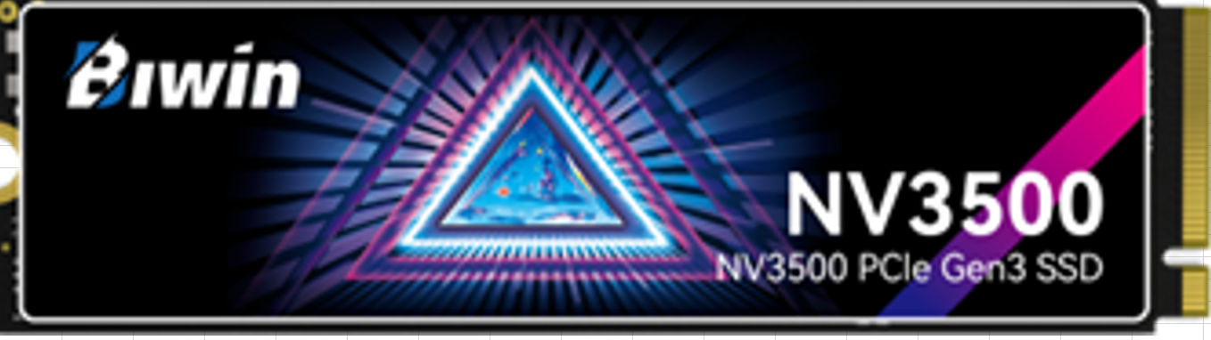 BIWIN NV3500-512G PCIe3.0 M.2 2280 up to 3500MB/s & 2500MB/s BNV3500512G-RGX - 5 Year Warranty