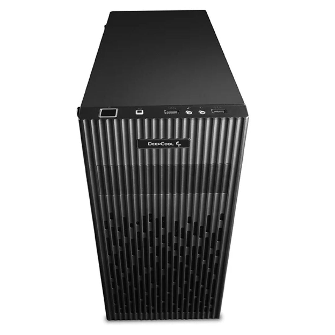 DeepCool MATREXX 30 Full Tempered Glass Side Panel M-ATX Case, 1x 120mm Black Fan, Graphics Card Up To 250mm