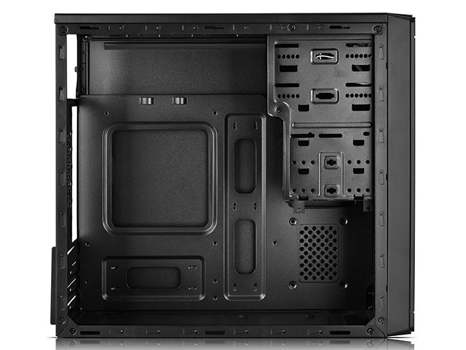 DeepCool Wave V2 Micro-ATX PC Case 390x217x435mm, 0.5mm Thick Black Panels, GPU Up To 320mm, 1xUSB3/2xUSB2