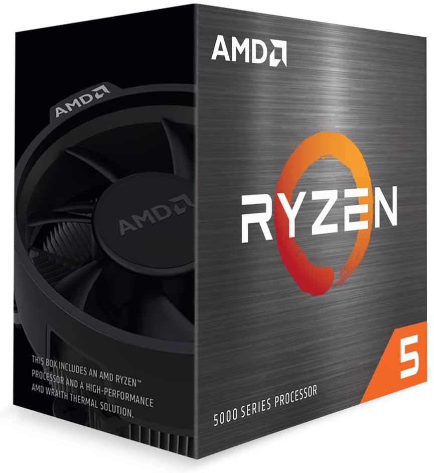 AMD Ryzen 5 5500 6 Core 12 Threads Unlocked Max 4.2GHz AM4 65W, Wraith Stealth Cooler