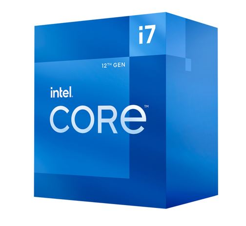 Intel Core i7 12700 CPU 3.6GHz (4.9GHz Turbo) 12th Gen LGA1700 12-Cores 20-Threads 25MB 65W UHD Graphic 770 Unlocked Retail Box Alder Lake with fan