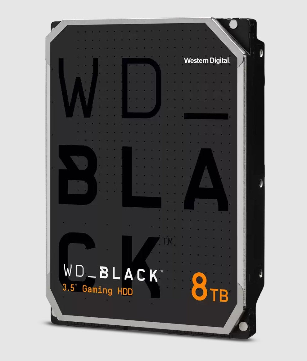 Western Digital WD Black 8TB 3.5" HDD SATA 6gb/s 7200RPM 256MB Cache CMR Tech for Hi-Res Video Games 5yrs Wty ~WD8002FZBX