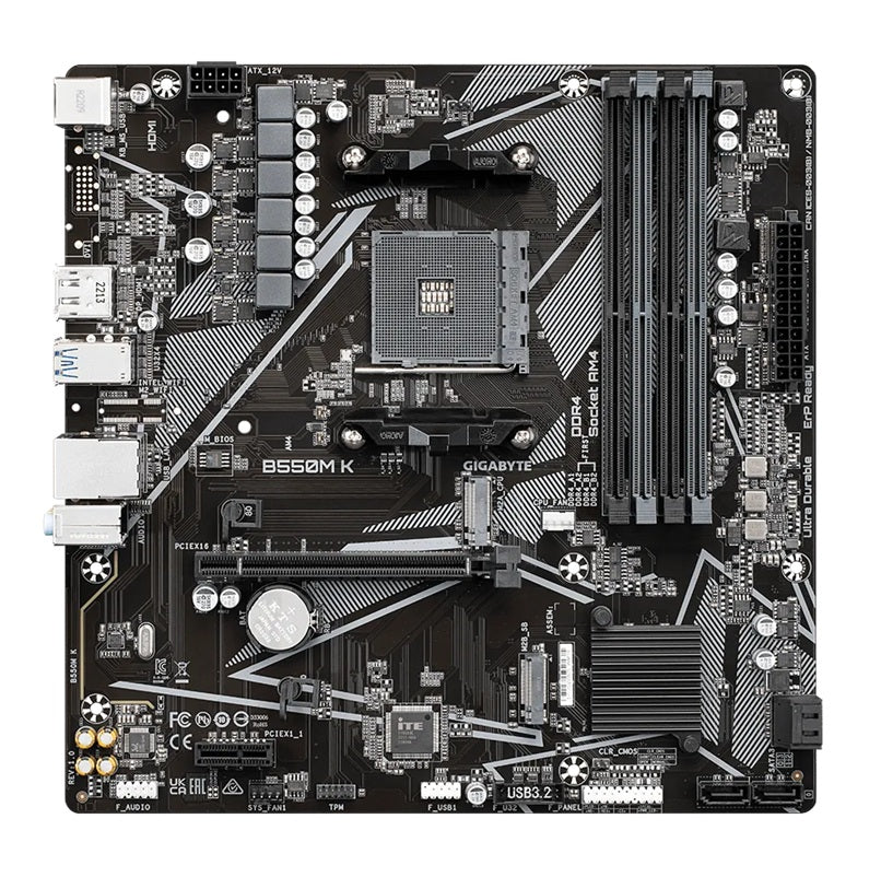 Gigabyte B550MK AMD AM4 M-ATX Motherboard