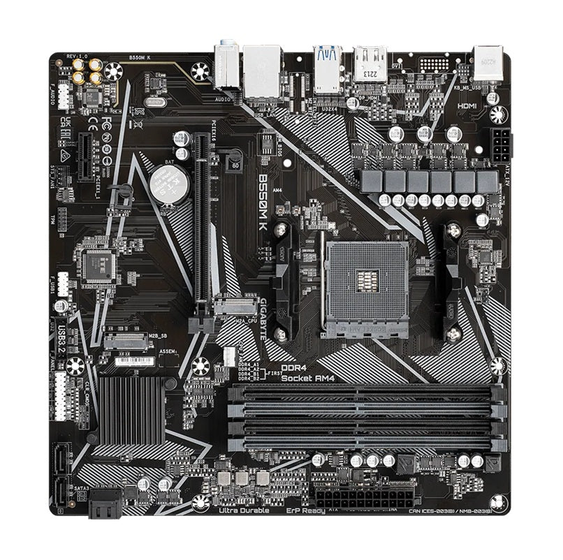 Gigabyte B550MK AMD AM4 M-ATX Motherboard