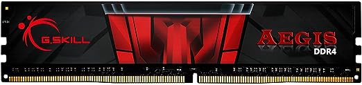 G.SKILL F4-3200C16S 8GB (1x 8GB) PC4-25600 Aegis DDR4 3200MHz Timings 16-18-18-38 1.35V