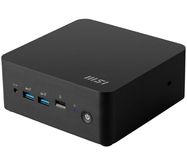 MSI Cubi NUC 1M-016BAU Mini PC Barebone, Black Intel Core 5-120U DDR5 2*M.2 2*HDMI *TBT 2 LAN/Wifi6E Card Reader Switch Cabl 3Y