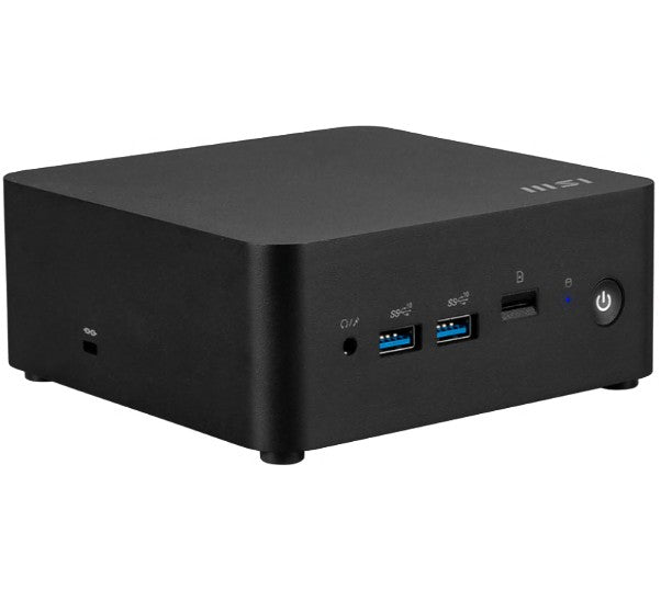 MSI Cubi NUC 1M-016BAU Mini PC Barebone, Black Intel Core 5-120U DDR5 2*M.2 2*HDMI *TBT 2 LAN/Wifi6E Card Reader Switch Cabl 3Y